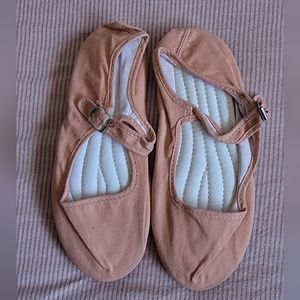 UO Nin Hao Mary Jane Flats salmon color